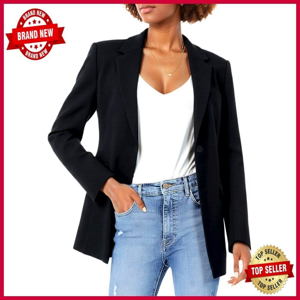 Long Sleeve Blazer Lightweight Business Casual Office Jacket Regular Fit